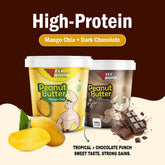 Fitburg Peanut Butter Combo – Dark Chocolate & Mango Chia (2 x 500g)