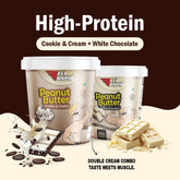 Fitburg Peanut Butter Combo – Crispy White Chocolate & Cookies and Cream (2 x 500g)