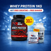 Whey Protein 1KG - Cafe Mocha Flavor (FREE Creatine & Free Shaker)