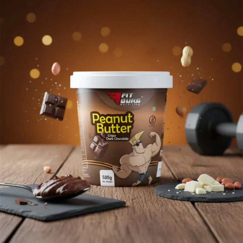Dark Chocolate Crispy Peanut Butter