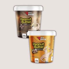 Fitburg Peanut Butter Combo – Dark Chocolate & Classic Crunchy (2 x 500g)