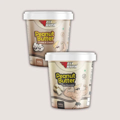 Fitburg Peanut Butter Combo – Crispy White Chocolate & Cookies and Cream (2 x 500g)