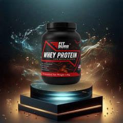 Fitburg Whey Protein | 1 kg | Cafe Mocha Flavour | High-Quality Protein Powder